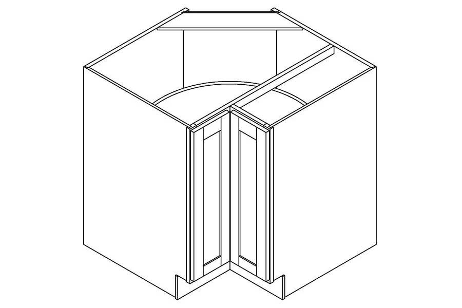 Lazy Susan corner cabinet