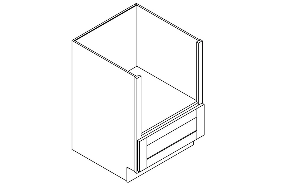 Base microwave cabinet