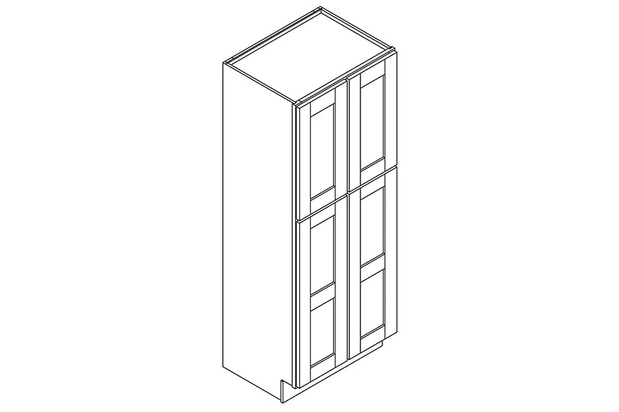 Double-door tall pantry